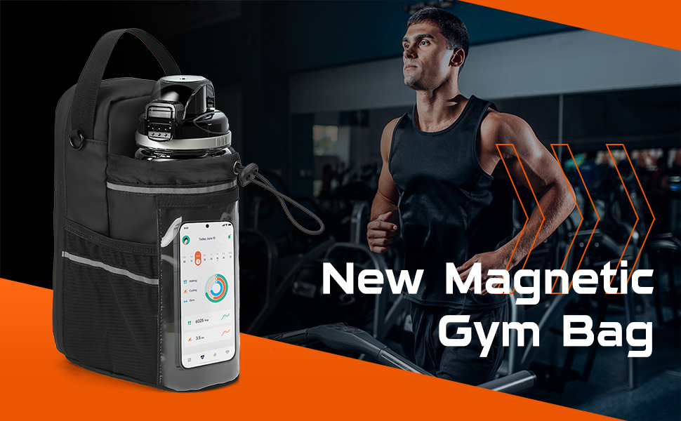 Never Fumble for Your Bottle Again: Meet The Magnetic Gym Bottle Bag