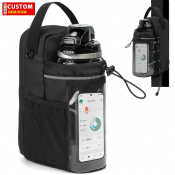 Custom Magnetic Gym Bag Custom Phone Holder Carrier Pouch Magnetic Gym Bag with Bottle Bag